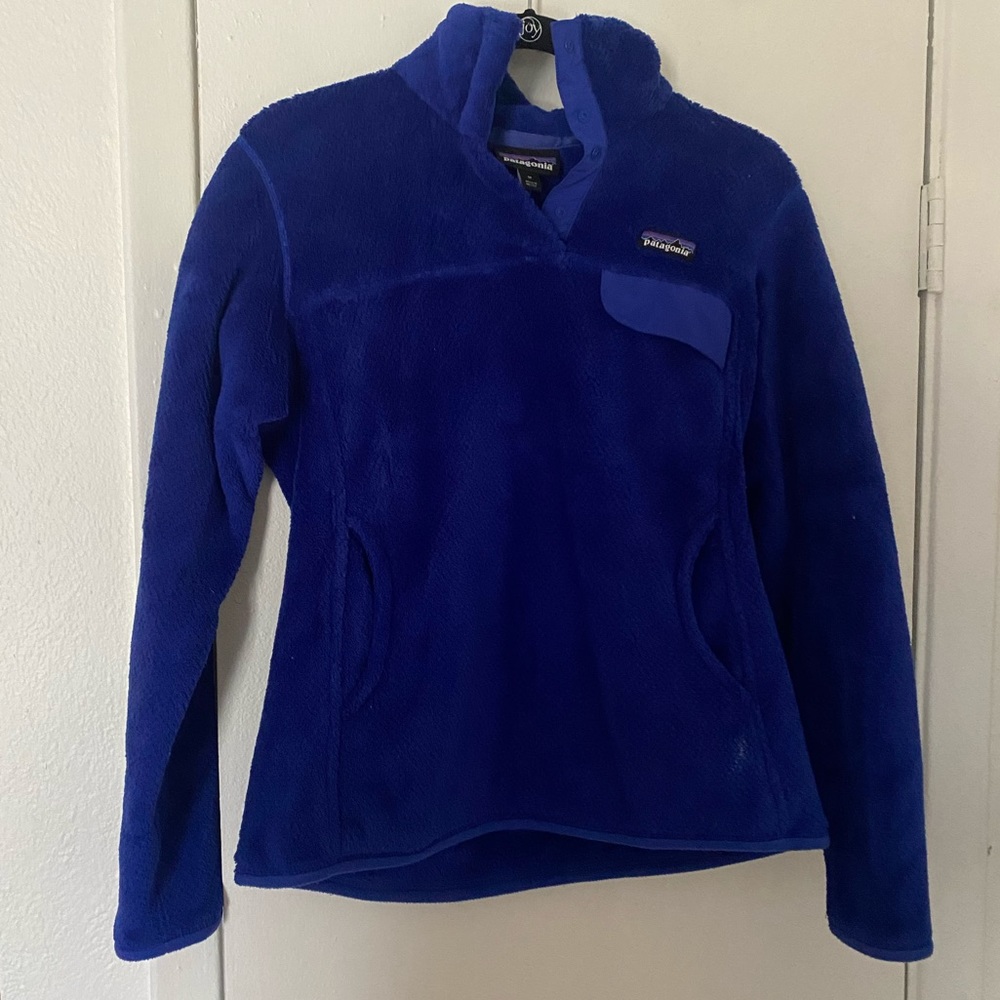 Patagonia re-tool snap T pullover blue
